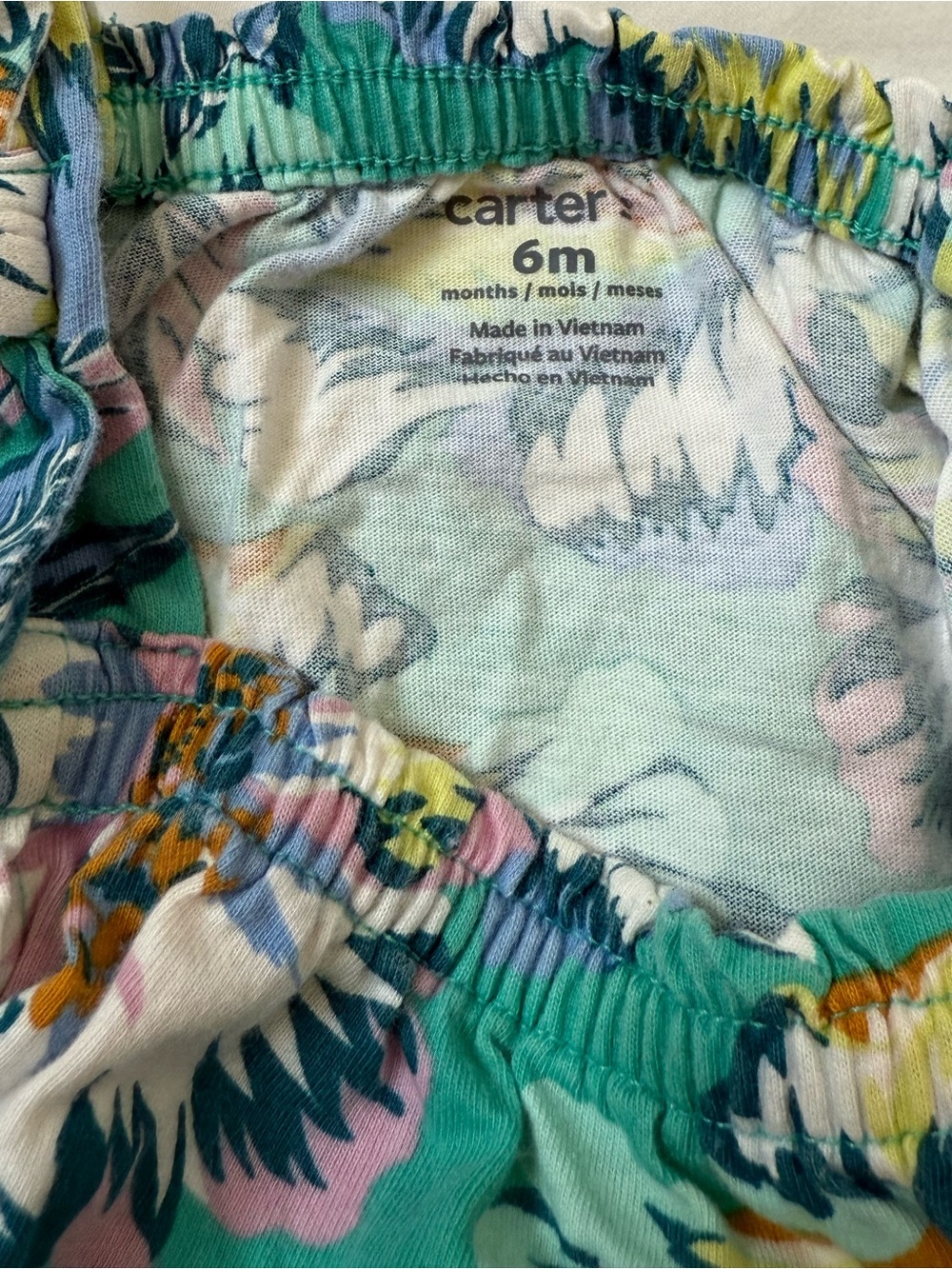 Carter's Floral Baby Two-Piece Cotton Outfit - Picture 4 of 5